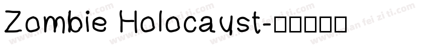 Zombie Holocaust字体转换